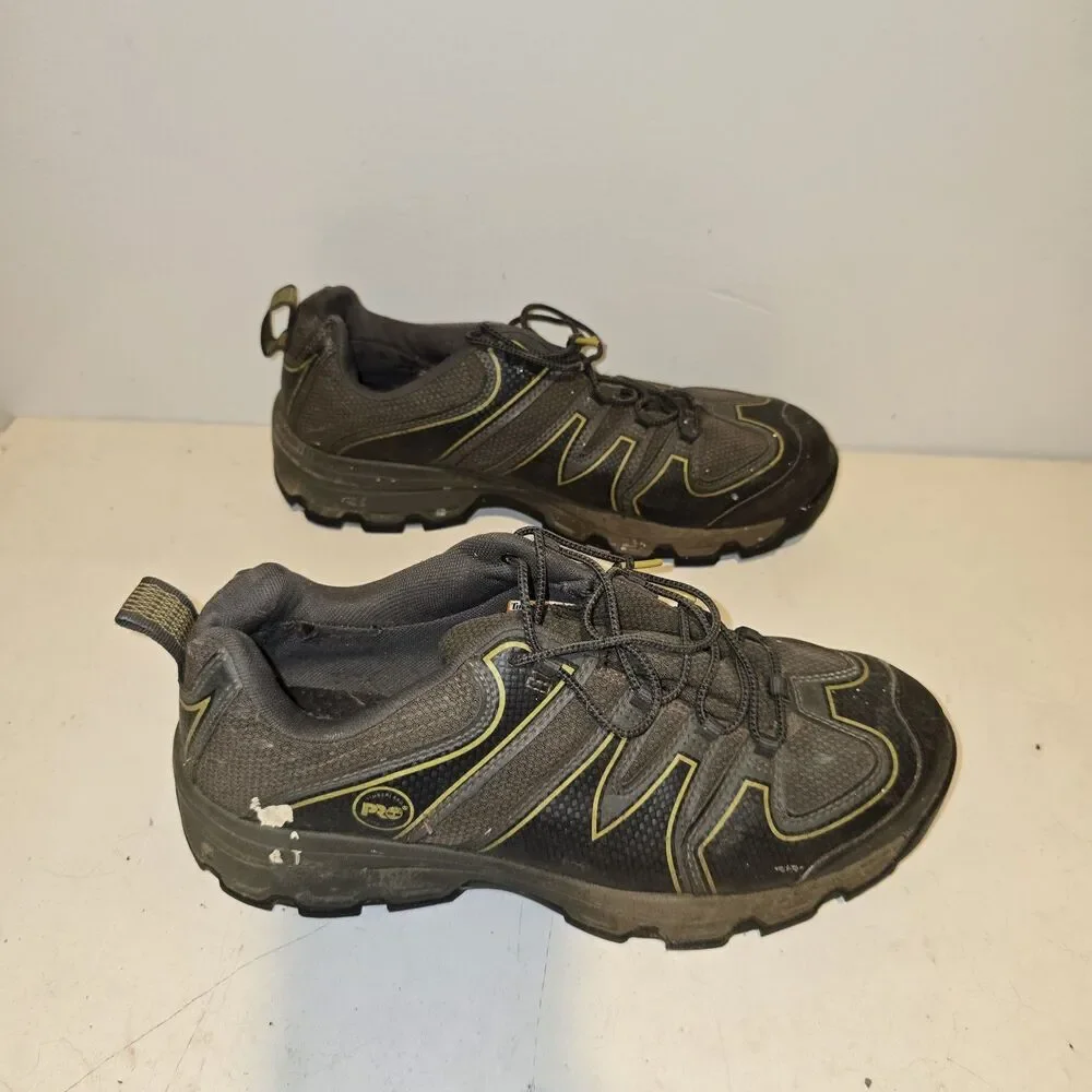 Timberland Pro Series Steel Toe Shoes Men's Size Sz 10W Leather And Suede